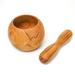 Rainforest Bowls Wood Mortar & Pestle Set Wood in Brown/Yellow | 3.9 H x 5.9 W x 5.9 D in | Wayfair TWRB-0138-01