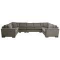 Blue/Brown Sectional - Vanguard Furniture Michael Weiss 4-Piece Abingdon Sectional Polyester/Cotton/Other Performance Fabrics | Wayfair