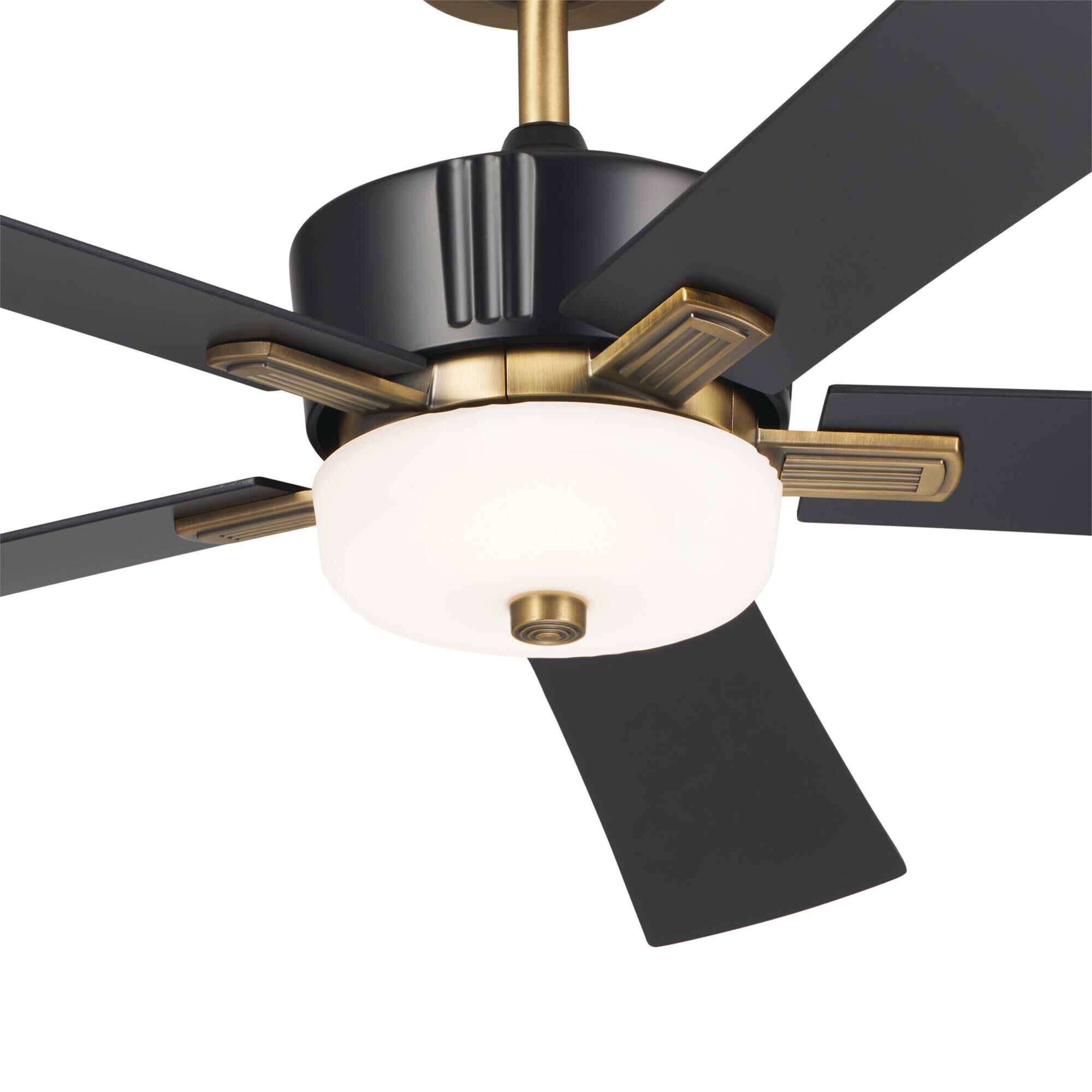 Kichler Lighting Icon 56 Inch Ceiling Fan with Light Kit - 300395SBK