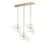 Everly Quinn 6 Light Chandelier in Yellow | 38.25 H x 44.63 W x 21.63 D in | Wayfair 97066175FBAC4D80B9ADABF7ADE6EA7F