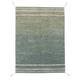 Tapis lavable en coton bleu 80x140