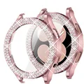 Coque pour Samsung Galaxy Watch 2 rangées pare-chocs en diamant accessoires Bling Fashion coque