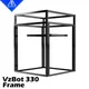 Mdu.com-Kit de cadre d'imprimante 3D personnalisé VzBoT 330 cadre standard européen profil trous