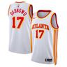 Atlanta Hawks Nike Association Edition Swingman Jersey - White Onyeka Okongwu Unisex