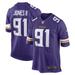 Men's Nike Patrick Jones II Purple Minnesota Vikings Team Game Player Jersey