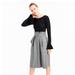 J. Crew Skirts | Jcrew Collection Paper Bag Waist Skirt Sz Small Nwt | Color: Black/White | Size: S