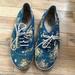 Vans Shoes | Cutest Vans Floral Shoes | Color: Blue | Size: 8