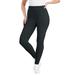 Plus Size Women's Classic Ankle Legging by June+Vie in Heather Charcoal (Size 26/28)