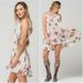 Free People Tops | Free People | Ivory & Raspberry Hues Floral Tree Sleeveless Tunic Swing Dress | Color: Cream/Pink | Size: M