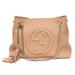 Gucci Bags | Gucci Camelia Camel Pebbled Leather Soho Shoulder Handbag Tassel Bag Italy New | Color: Orange/Tan | Size: Os