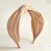 J. Crew Accessories | J. Crew - Printed Twist Headband In Stripes. | Color: Cream/White | Size: Os