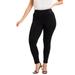 Plus Size Women's FormFit Classic Ponte Pant by June+Vie in Black (Size 10/12)