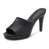 High-Heel-Pantolette, Damen, Gr. 39, schwarz, Obermaterial: 100% Lederimitat. Futter: 100% Lederimitat. Decksohle: 100% Lederimitat. Laufsohle: 100% Synthetik, LASCANA BELLE AFFAIRE, unifarben, sexy, Schuhe Pantolette, Mule, Sandale, offener Schuh...