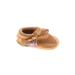 Booties: Tan Solid Shoes - Kids Girl's Size 1