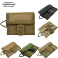 DulOutdoor dehors EDC Wallet Poudres Purse for Men Military Mesh Pocket Hook and Loop Waist Bag