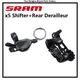 Sram – dérailleur arrière X5 10 s GS à Cage moyenne 10 vitesses pour vtt vélo de montagne