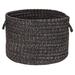 Loon Peak® Abey Utility Wool Basket in Black | 18 W in | Wayfair B21644D3D6BF4921AA9B0DC0D79757D1