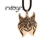 Collier pendentif animal Lynx pour femme bijoux plaqués or et argent ULde dessin animé punk