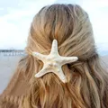 Pinces à cheveux en forme d'étoile de mer pour femmes 1 pièce épingle douce plage mode filles