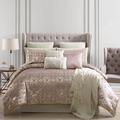 Riverbrook Home Blush Modern & Contemporary 5 Piece Comforter Set Polyester/Polyfill/Microfiber/Velvet in Brown/Pink/Yellow | Wayfair 84102