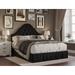 Lark Manor™ Aleid Tufted Standard Bed Upholstered/Metal/Polyester in Black | 57.9 H x 63.2 W x 84.8 D in | Wayfair 9981002F20974058939033B783CF2605