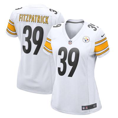 "Women's Nike Minkah Fitzpatrick White Pittsburgh Steelers Game Player Jersey"