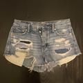 American Eagle Outfitters Shorts | American Eagle Outfitters Vintage High Rise Festival Denim Shorts | Color: Blue | Size: 6