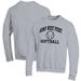 Men's Champion Gray Army Black Knights Softball Icon Crewneck Pullover Sweatshirt