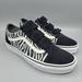 Vans Shoes | New Womens Vans Old Skool Suede Canvas Black White Zebra Stripes Sneaker Shoes | Color: Black/White | Size: 9.5