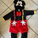 Disney Costumes | Disney Baby Mickey Mouse Costume 9-12 Months | Color: Black/Red | Size: 9-12 Months