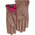 Lederhandschuhe PEARLWOOD "Meg" Gr. 7, braun (cognac) Damen Handschuhe Fingerhandschuhe