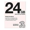 Three Mobile Pay As You Go Mobile Breitband 24 GB Daten SIM