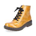 Rieker Women Boots 78240, Ladies Lace-up Boots,lace-up Boots,Half Boots,Lacing,Yellow (Gelb / 68),42 EU / 8 UK