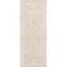 White 61 x 24 x 0.5 in Area Rug - Bloomsbury Market Traditional Whitting Area Rug Ivory Color 1 Polypropylene | 61 H x 24 W x 0.5 D in | Wayfair