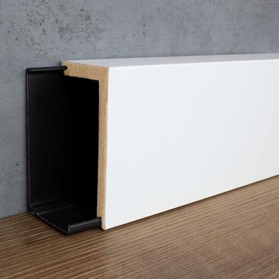 Rohrabdeckleiste 41 x 141 x 2400 mm mdf Rohrverkleidung Weiß - Proviston
