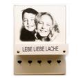 Personalisiertes Schlüsselbrett, Wandregal mit eigenem FOTO, persönliches Geschenk, Geschenkidee für Oma, Opa, Eltern, Mama, Papa, FAMILIE