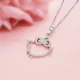 KT Cat Pendant Necklace 600 Clavicle Chain Trendy Net Red Jewelry Light fraîchement Literdesign