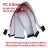 2pcs 2.0mm Pitch FC 6/8/10/14/16/18/20/24/26/30/34-60 Pin Gray Flat Ribbon Data Cable