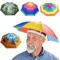 Parapluie de Pluie Portable Pliable Pare-Soleil d'Extérieur Anti-UV pour Camping Pêche Sauna