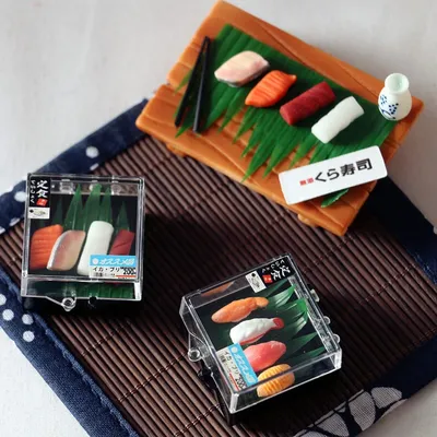 Mini maison de courses miniatures sushi japonais Kawaii nourriture pour courses accessoire de