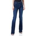 7 For All Mankind Damen Bootcut Bair Eco Jeans, Dark Blue, 28W / 28L EU