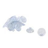Home Rubber Anti-Collision Table Desk Glass Sucker Hanger Pad Suction Cups 20pcs - Clear