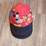 Disney Accessories | Disney Mickey Mouse And Friends Disney World Infant Baseball Cap | Color: Black/Red | Size: Osbb