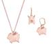 Kate Spade Jewelry | Kate Spade Imagination Pig Necklace Earrings Matching Set | Color: Pink | Size: Os