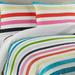 Kate Spade Bedding | Kate Spade Candy Stripe Rainbow Full/Queen Comforter Pillows Set 3pc 100% Cotton | Color: Pink/White | Size: Queen