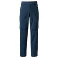 VAUDE Wanderhose Herren Farley Stretch Zip-Off Pants II Blau Größe 58-Long, wasserabweisende Herren Wanderhose Zip off, atmungsaktive Trekkinghose mit Hosenbund, komfortabel & schnelltrocknend