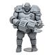 McFarlane Toys, Warhammer 40000 Darktide Ogryn Mega Action Figure with 22 Moving Parts, Unpainted Collectible collectors stand base, Customise Your – Ages 12+, Multicolor