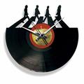 DISCOCLOCK - The Beatles Clock on Vinyl Disc 100% Recycled Gift Idea for All Fans Quiet Clock Easy to Hang (Standard Dial)