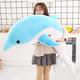 GRIER 30-160cm Soft Dolphin Plush Toy Plush Cloth Doll Cotton Animal Nap Pillow Creative Children's Toys Birthday Gift Girl 160cm Blue