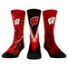 Unisex Rock Em Socks Wisconsin Badgers Three-Pack Crew Set